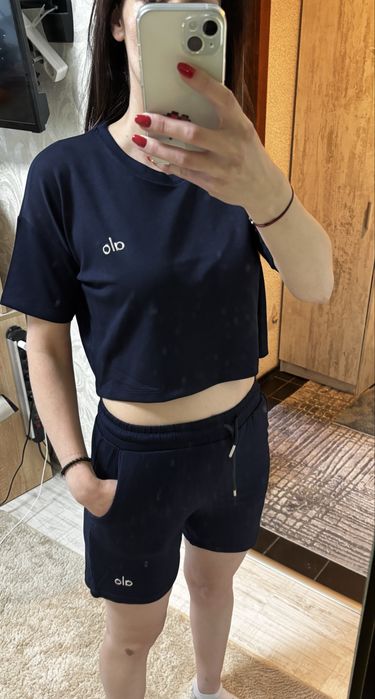 Летен сет в тъмно син цвят alo