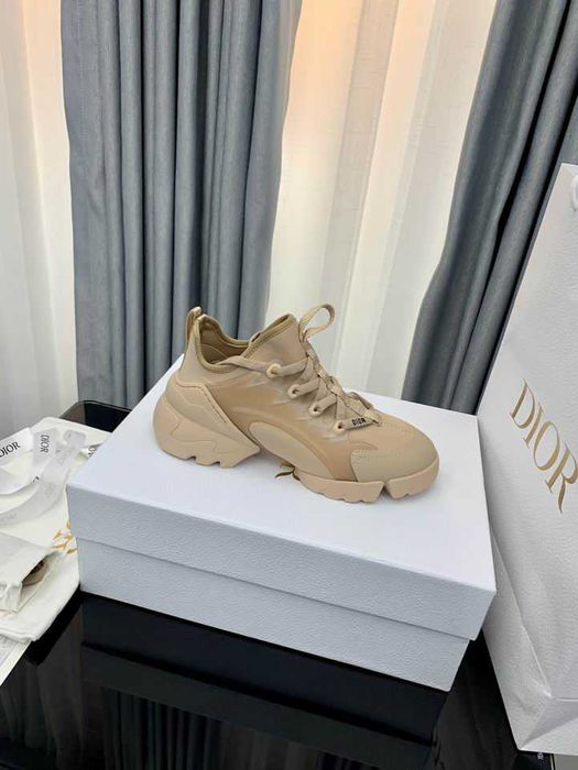 Adidasi Dior D-Connect bej, marimi 35-40, pantofi Premium