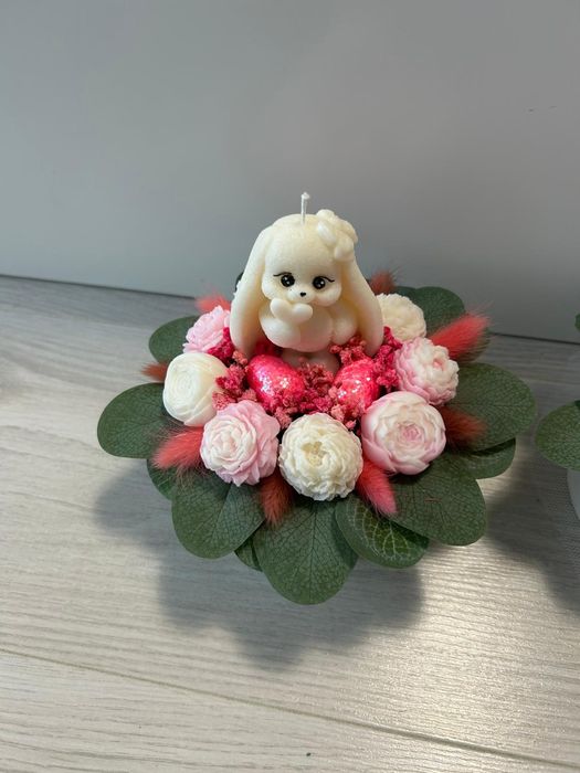 Aranjamente Paște din ceara de soia