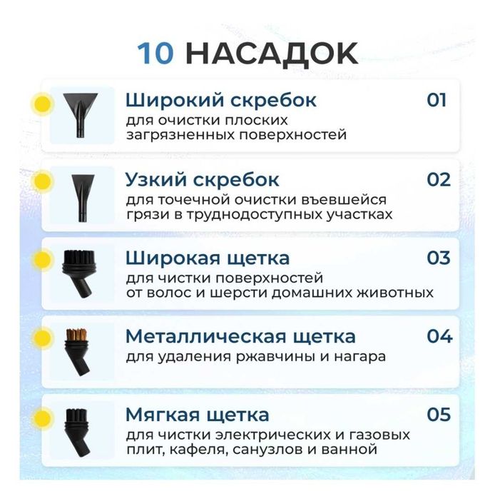 Паровая швабра 4в1