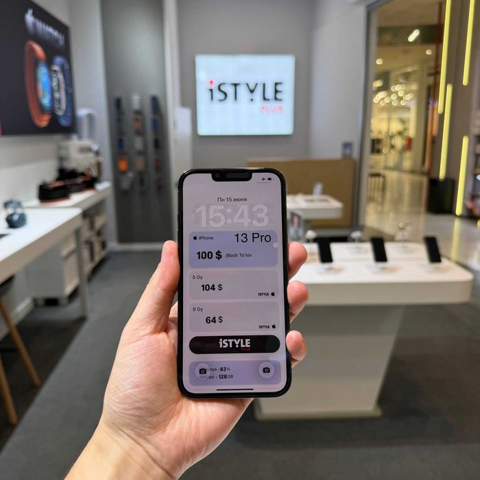 iPhone 13 Pro Sierra Blue 128GB 83% Halol Nasiya savdo