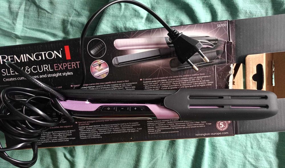 Placă de păr Remington Sleek & Curl Expert