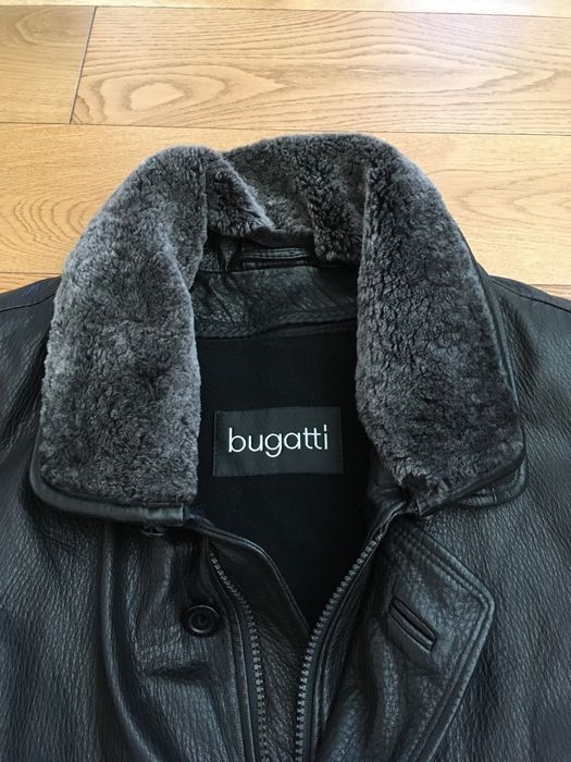 Geaca piele , lunga, Bugatti marime XXL,tip parker