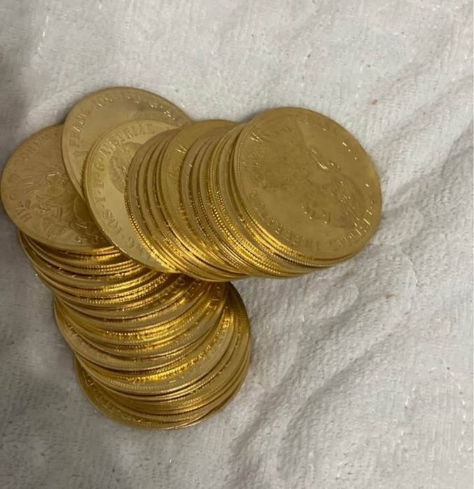 Vand Galbeni țigănești placati cu aur de 24k