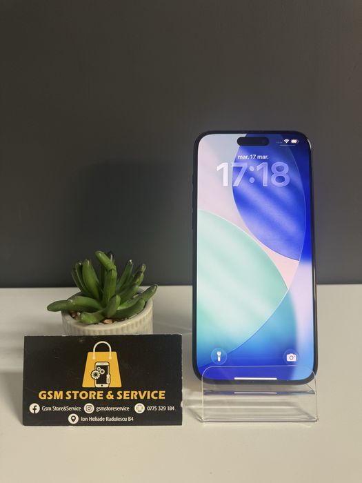 Iphone 15 Pro Max 256Gb Black Titanium 2 Ani Garantie Gsm Store&Servic