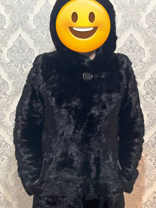 Шуба черный брилянтовый