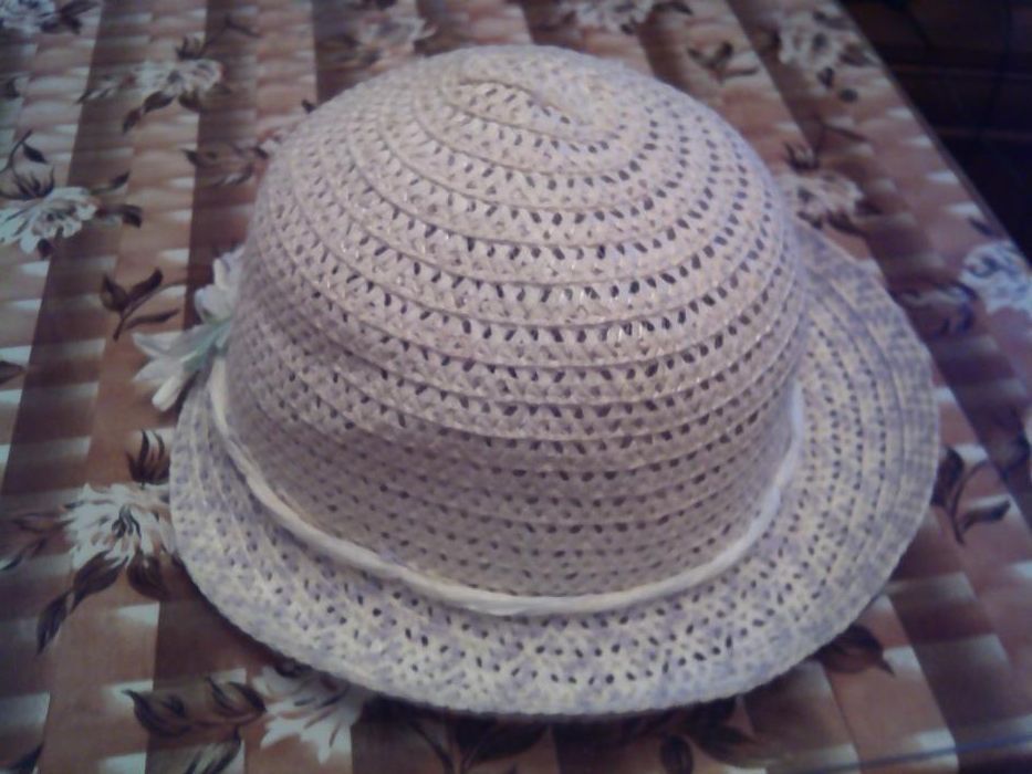 детская соломенная шляпка