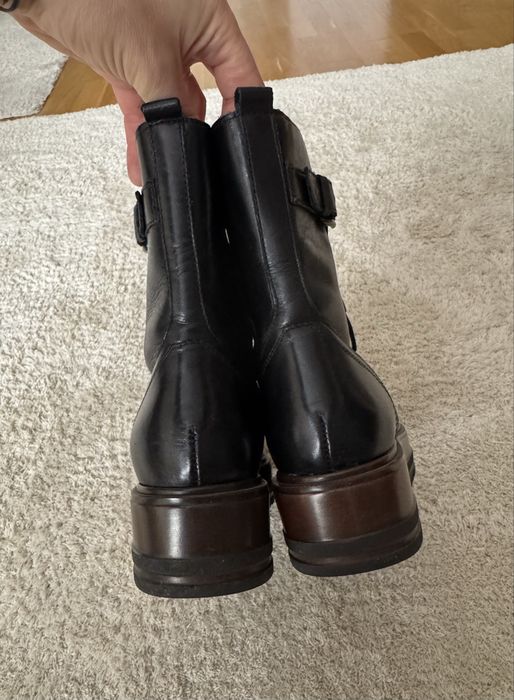 Ghete piele Lorenzo Carra made in Italy, 37