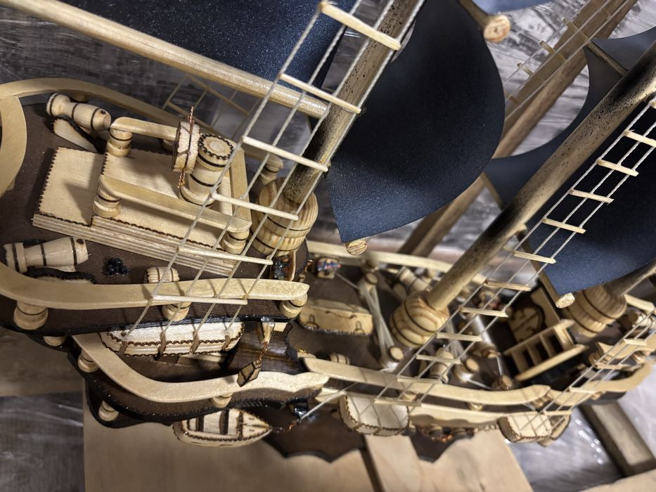 Нарды, корабль из дерева