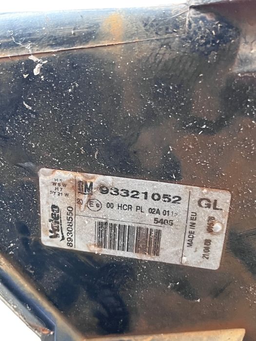 Far Stanga Fata Opel Meriva X03 2003 - 2010 93321052