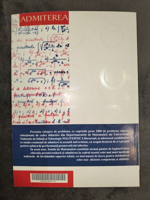 Culegere Teste Matematica admitere