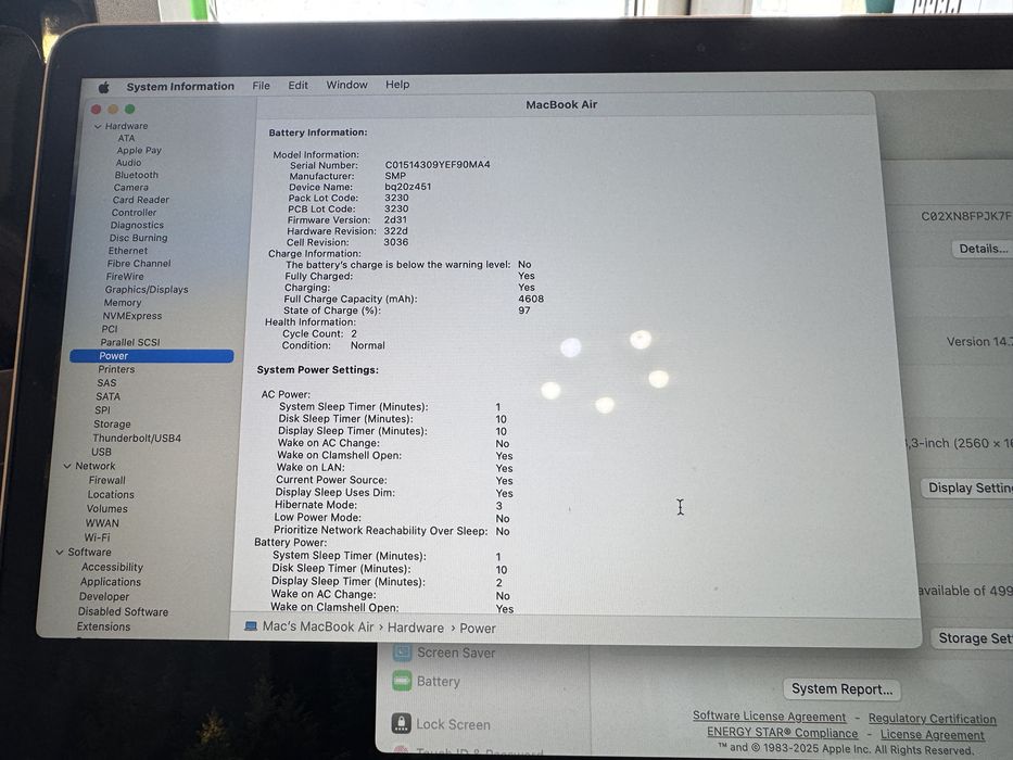 Macbook Air a1932 Rosegold 512gb