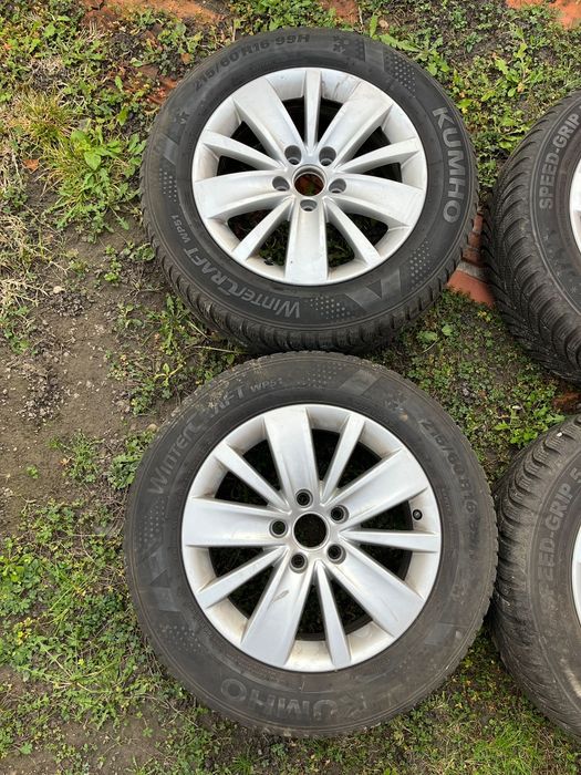 Jante aliaj vw cu cauciucuri iarnă 215. 60.16  99h     5x112