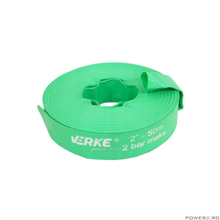 Furtun apa tip pompier cauciucat 2 bari, 2"50 metriVerke