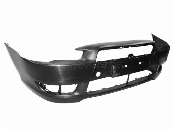 Бампер передний MITSUBISHI LANCER X 07-15 под цельную решетку Mitsubis