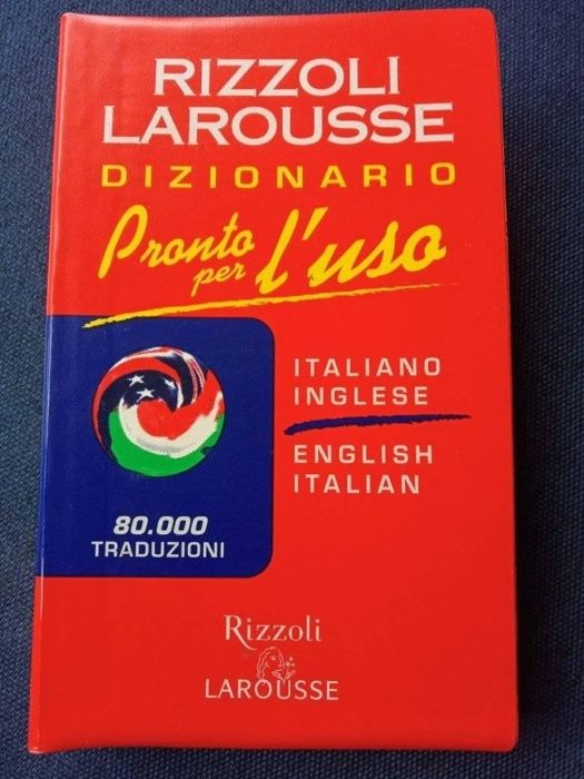 Речници английски, испански, италиански, немски, гръцки и граматика