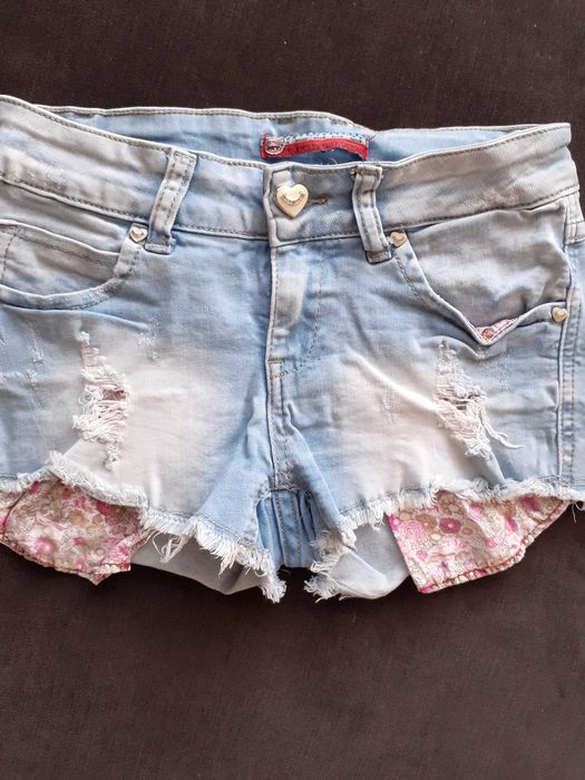 Къси маркови дънкови панталони за 10-11  г.