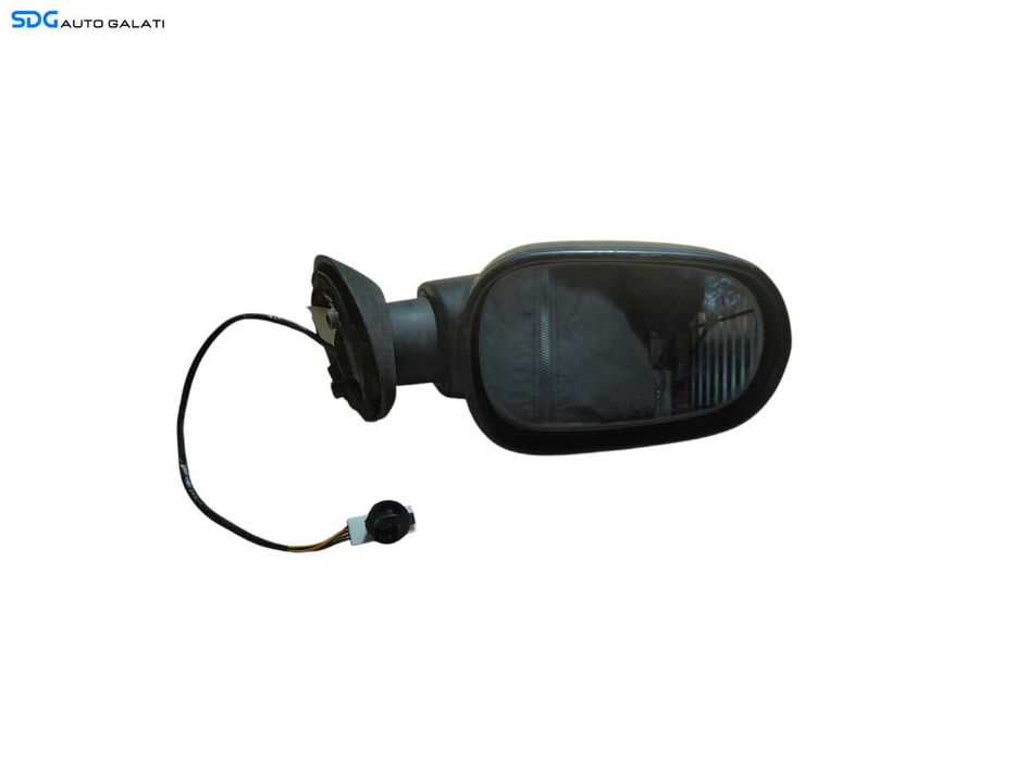 Oglinda Dreapta Electrica Dacia Logan 1 2004 - 2012 Culoarea Negru Mat Cod 90D13349 [LR0626]