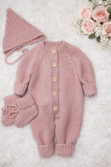 Детский вязанный комплект