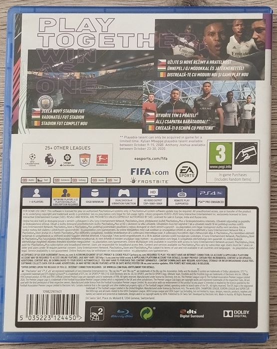 PS4 / FIFA 20 и FIFA 21