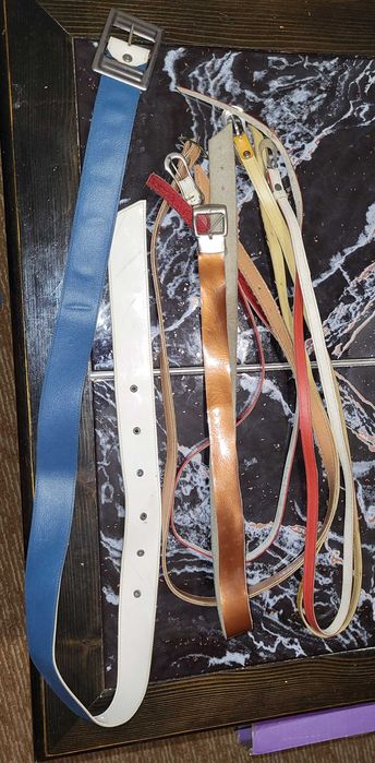 Продавам 10 кожени колана и каиши за колан