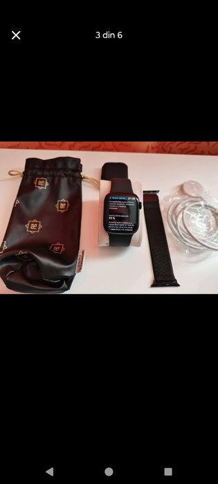 Smartwatch apple seria 7 99. %baterie impecabil
