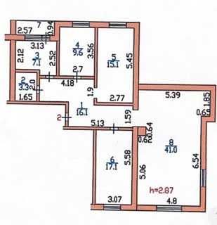 Продам квартиру 112м2