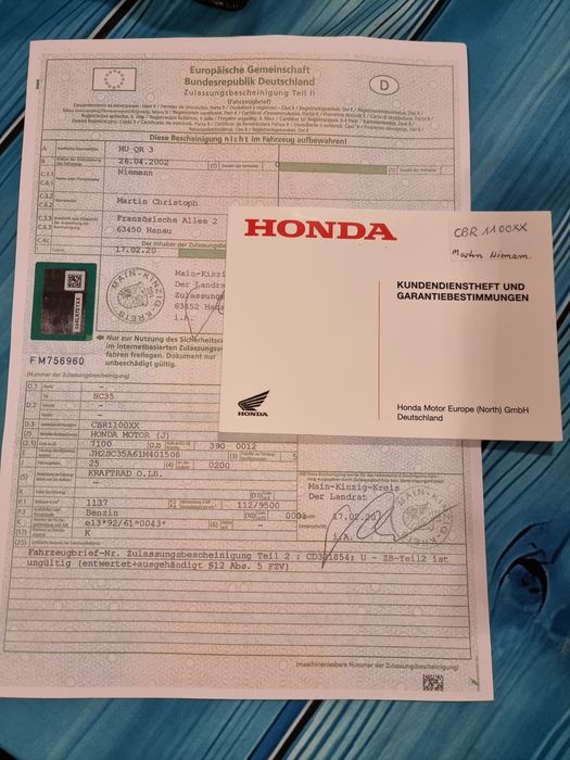 Honda CBR 1100xx blackbird