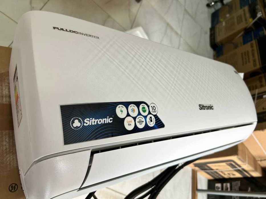 Кондиционер Sitronic 12 FULL DC INVERTOR +ТЕН  доставка бесплатно