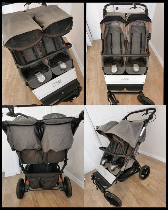 Количка за близнаци Mountain buggy duet V3 + аксесоари.