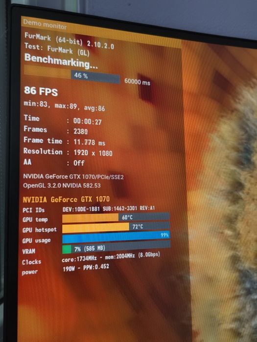 PC Gaming  gtx 1070 8gb - 16gb ram ddr4