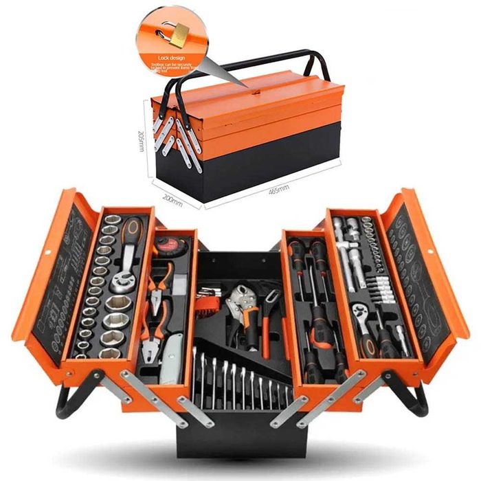 Куфар с инструменти 85 части KrafT RoyaL