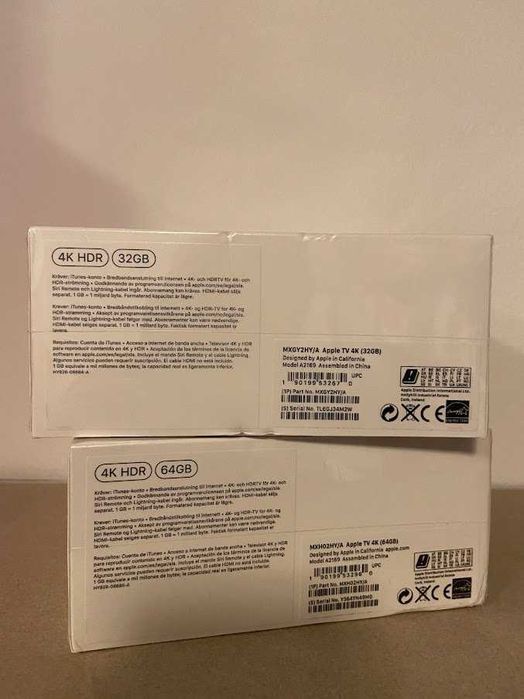 Apple TV HD 32GB, 4K 1st 2nd 3rd gen 32GB 64GB 128GB WiFi Noi/Sigilate