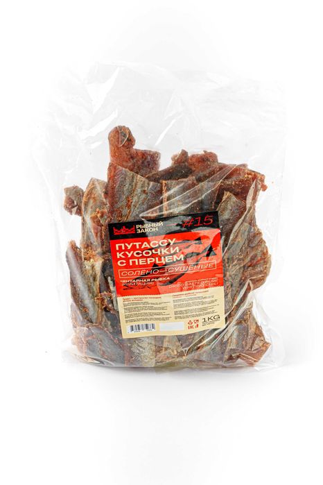 Янтарная рыбка с красным перцем