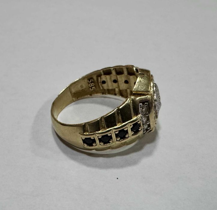 Златен пръстен VERSACE 14K 585 -5.04 гр