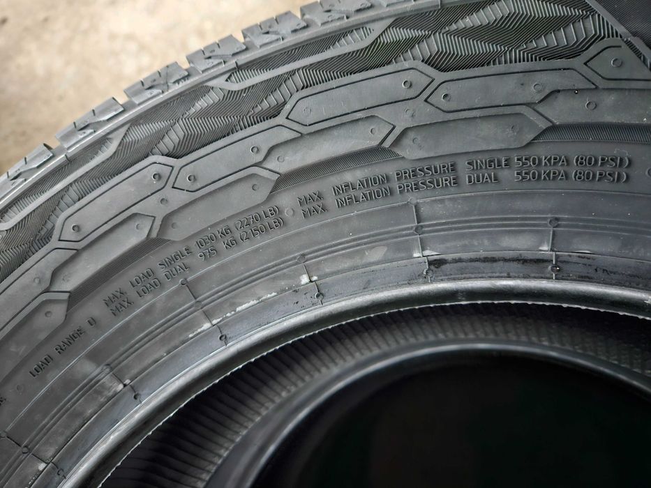 4 Нови бусови гуми 215/65 R16C Uniroyal AllSeasonMax 109T 8PR DOT4024