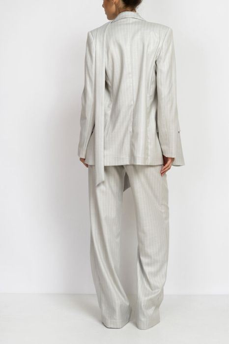 Cliche дамско сиво сако с колан