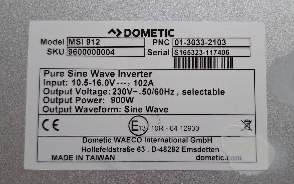 Продавам висок клас инвертори Sinergex, WAECO, DOMETIC