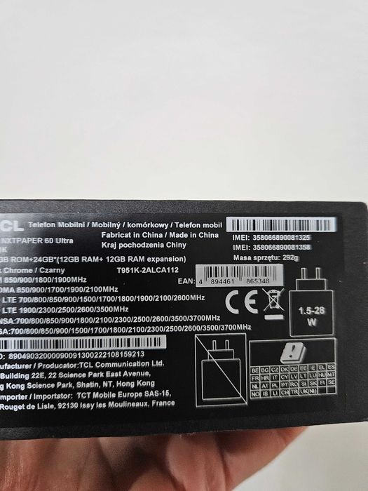 Tcl Nxtapaper 60 Ultra 256 Gb sigilat la cutie.