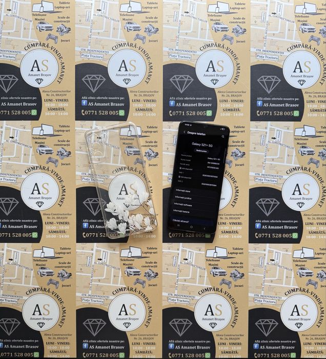 Samsung Galaxy S21 + 5G 128Gb 8Gb Ram Black