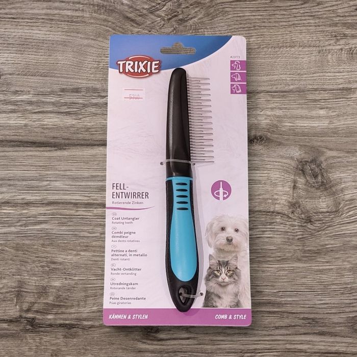 Расческа с переменным вращающимся зубом