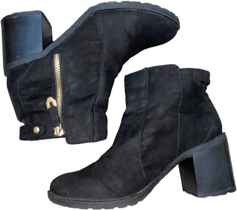botine negre bershka 36 stare buna