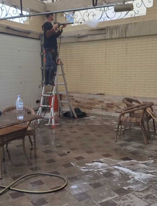 Мойка Чистка  Брусчатки Фасада