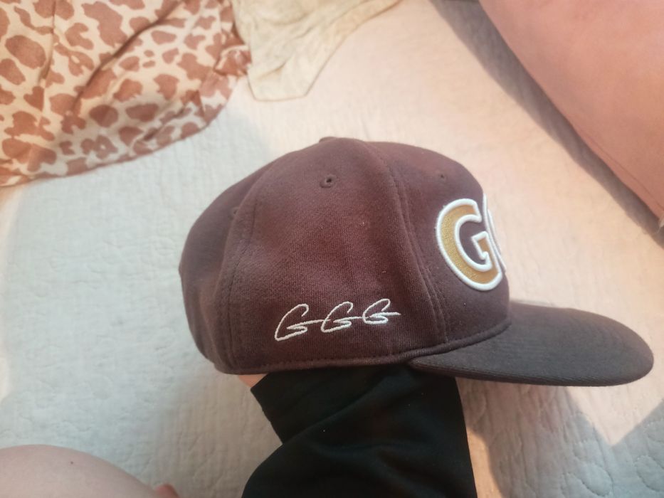 Бейсболка GGG, Dark gray/Gold