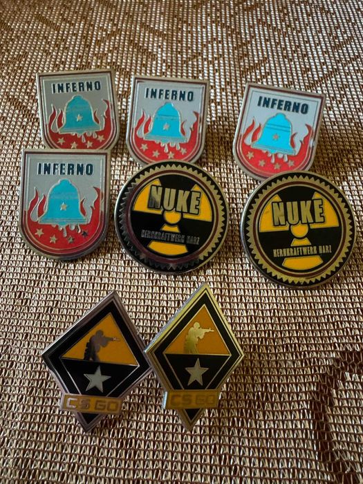 Schimb CS GO genuine pins insigne originale seria 1 cs:go pin cs2 ...