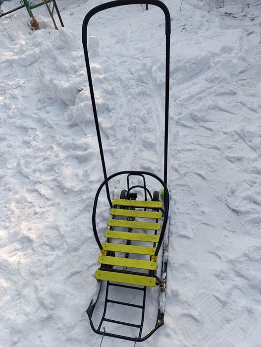 Санки с колёсами