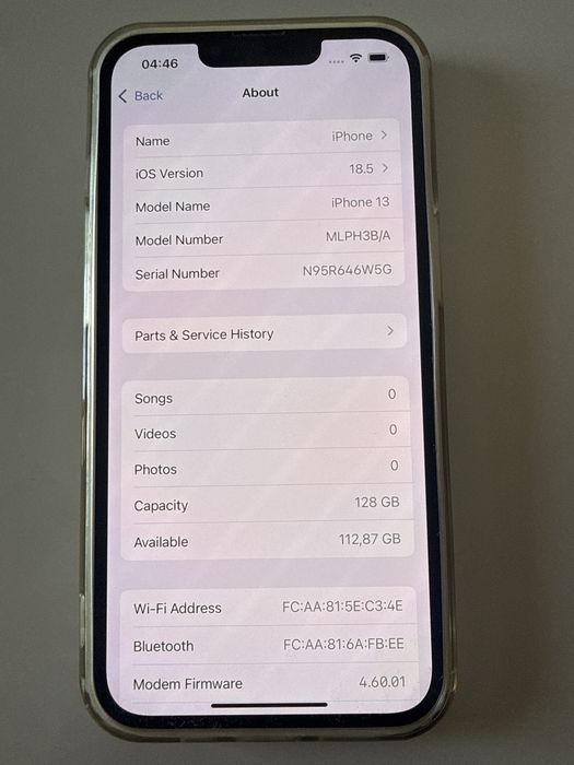 iPhone 13 spatiu 128GB