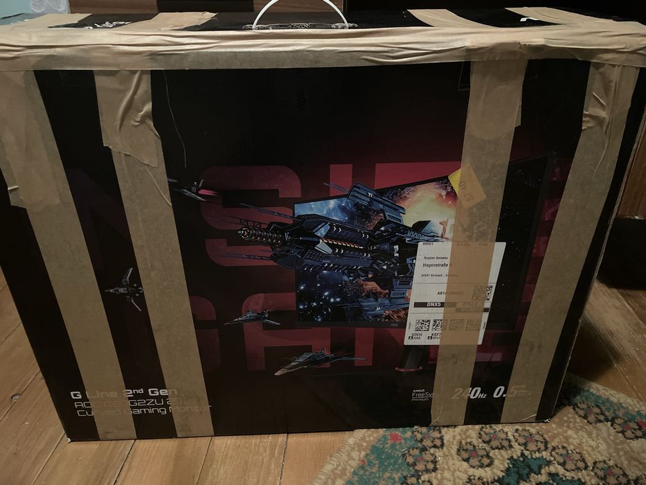 Monitor AOC 240hz + full set logitech