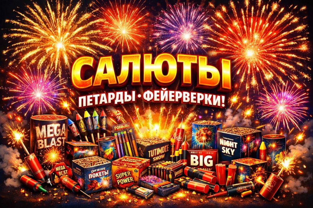 Салюты, фейерверки