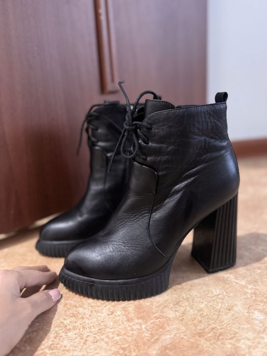 ботильоны натуральная кожа